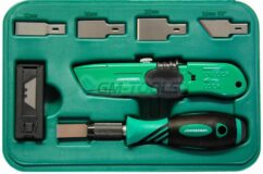 CUCHILLOS, RASPADORES, HOJAS PARA PAPEL PINTADO, 27 UNDS. CONJUNTO JONNESWAY