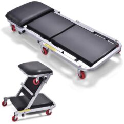 SOFÁ DE TALLER TABURETE PLEGABLE 2en1