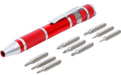 Destornillador de precisión, portapuntas para electrónica, 10 uds. TORX CRUZ PLANA