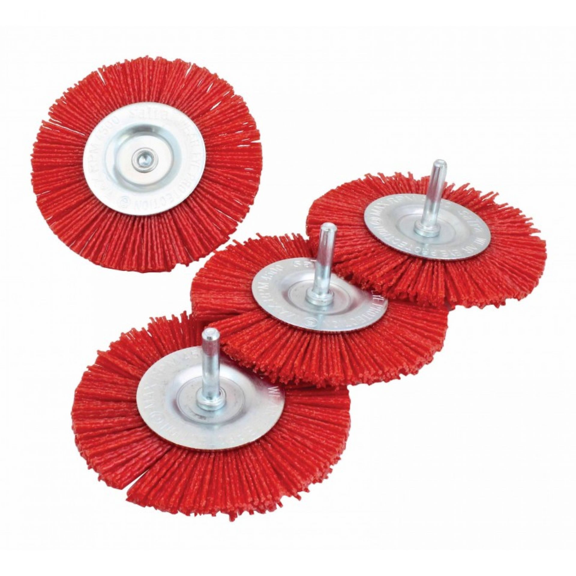 CEPILLO DE DISCO DE NYLON 100MM – JUEGO DE 4 - Imagen 3