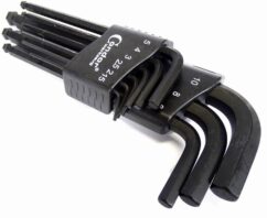 LLAVES ALLEN 1.5-10 MM CON BOLA E IMÁN 9 UD