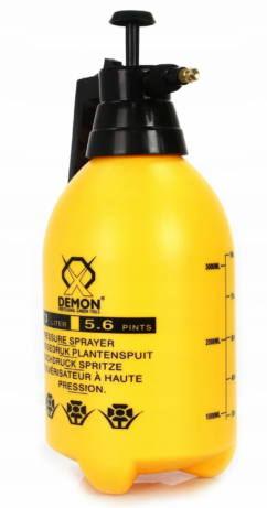 Pulverizador a presión, aspersor manual, 3l.