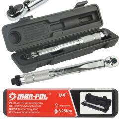 LLAVE DINAMOMÉTRICA 1/4'' 5-25NM CR-V