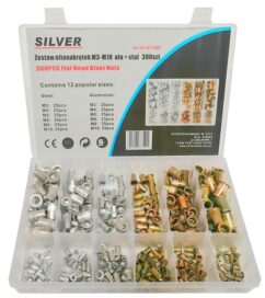 TUERCAS DE REMACHE M3-M10 PARA REMACHADORA - 300 UNIDADES ALU + ACERO