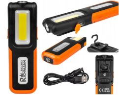 LÁMPARA DE TALLER 5W COB LED LINTERNA RECARGABLE USB C6815