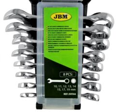 Llaves combinadas cortas 10-19 mm, 8 uds. JBM-España