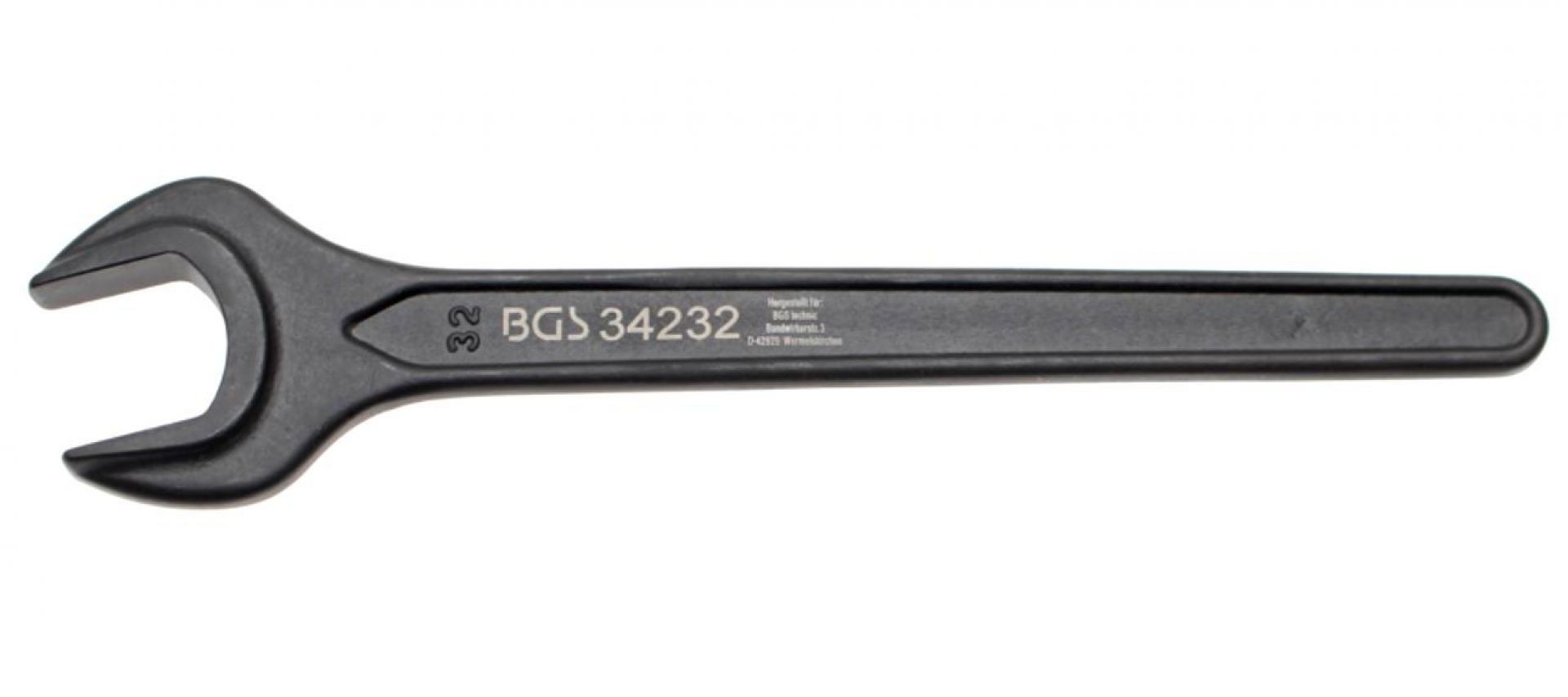 Llave de boca de una boca forjada de 32 mm, DIN 894, BGS-Alemania - Imagen 3