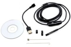 CÁMARA DE INSPECCIÓN IMPERMEABLE ENDOSCOPIO 5.5mm USB Android