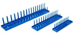Soportes, perchas, estantes para enchufes 92 uds. 1/4+3/8+1/2' BGS-Technic, Alemania