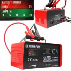 RECTIFICADOR CON ARRANQUE 75A 6V/12V 20-120Ah ARRANQUE SOLIDO