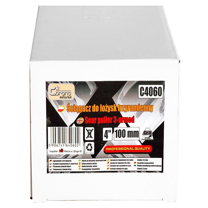 EXTRACTOR DE COJINETES DE TRES BRAZO 6' 150 MM CR-V SOLIDO - Imagen 4