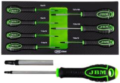 Destornilladores TORX T8-T27, inserto para carro de 7 piezas. JBM-España