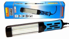 LAMPARA DE TALLER 88 LED 8W 230V CON CABLE 5M MACIZO
