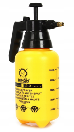 Pulverizador a presión, aspersor manual, 1l.