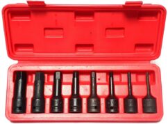 JUEGO DE RUEDAS DE IMPACTO 5-19 mm 1/2' Cr-Mo Llave Allen de 8 piezas.