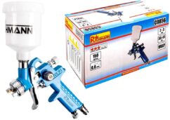 PISTOLA DE PINTURA MINI BOQUILLA 0.8mm 150ml BAJA PRESIÓN HVLP