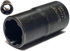 LLAVE DE VASO PARA TORNILLOS MECANIZADOS DAÑADOS 17 MM