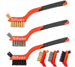 CEPILLOS DE ALAMBRE CEPILLO ACERO LATON NYLON 3ud.180mm