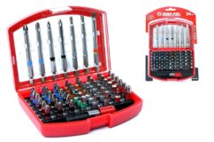 PUNTAS PLANAS IMBUS TORX PH PZ JUEGO DE PUNTAS + ADAPTADOR, 56 uds.