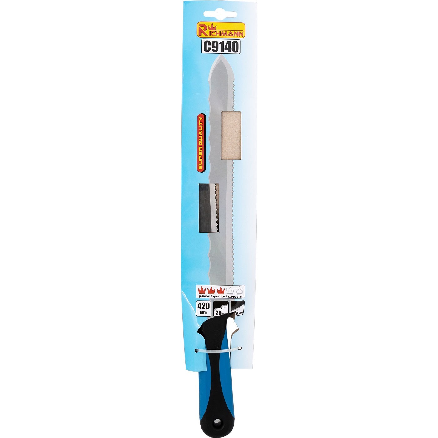 CUCHILLO PARA AISLAMIENTO DE LANA MINERAL DE POLIESTIRENO 420mm - Imagen 9