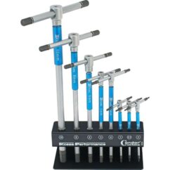 LLAVES ALLEN 2-10 MM TIPO T, 8 UNIDADES. AJUSTABLE CONDOR WERKZEUG