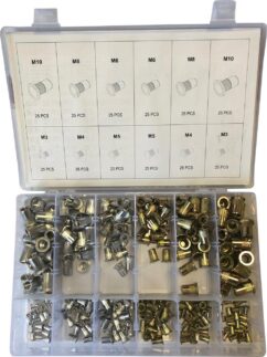 TUERCAS DE REMACHE M3-M10 PARA REMACHADORA - 300 UNIDADES ALU + ACERO RICHMANN