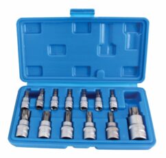 LLAVES DE VASO TORX VASOS 1/4" 3/8" 1/2" 13 piezas