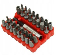 JUEGO PUNTAS MIX 1/4 longitud 25MM 33PZS S2 JONNESWAY