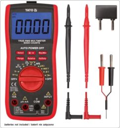 MEDIDOR DIGITAL MULTIFUNCIÓN TRUE RMS CON RANGO AUTOMÁTICO