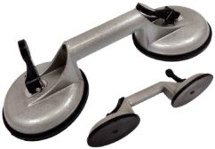 Doble ventosa para cristal, aluminio, soporte para platos de cristal de 100kg.