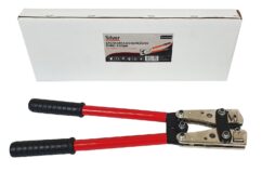 Máquina prensadora para casquillos de cable de 6-50 mm, 8 toneladas, matriz HEX