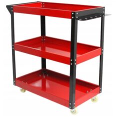 MUEBLE CARRO DE TALLER CON RUEDAS, 3 ESTANTES