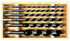 BROCAS PARA MADERA 6-25mm x 230mm JUEGO DE BROCAS DE 6 PIEZAS