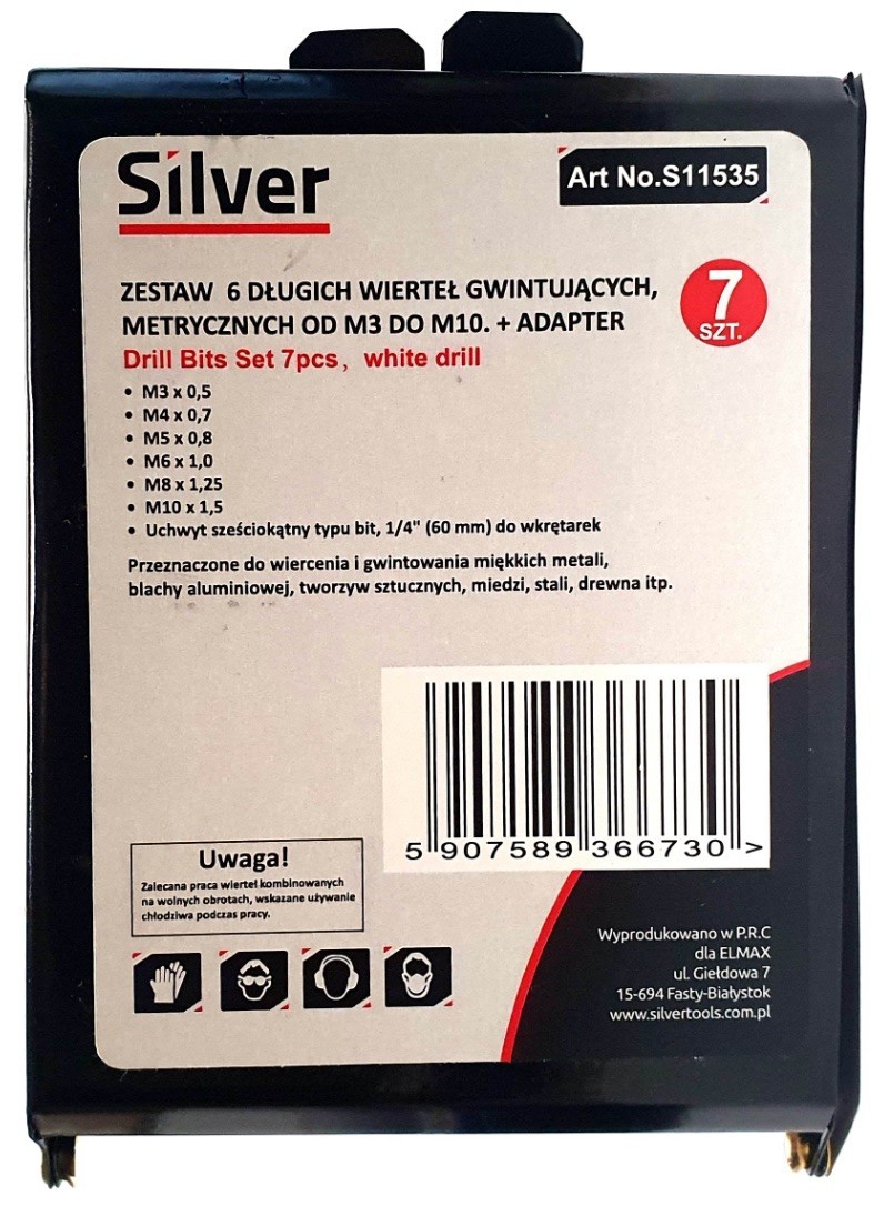 BROCAS HSS ROSCADORES M3-M10 7 ELEMENTOS. MALEFICIO - Imagen 13