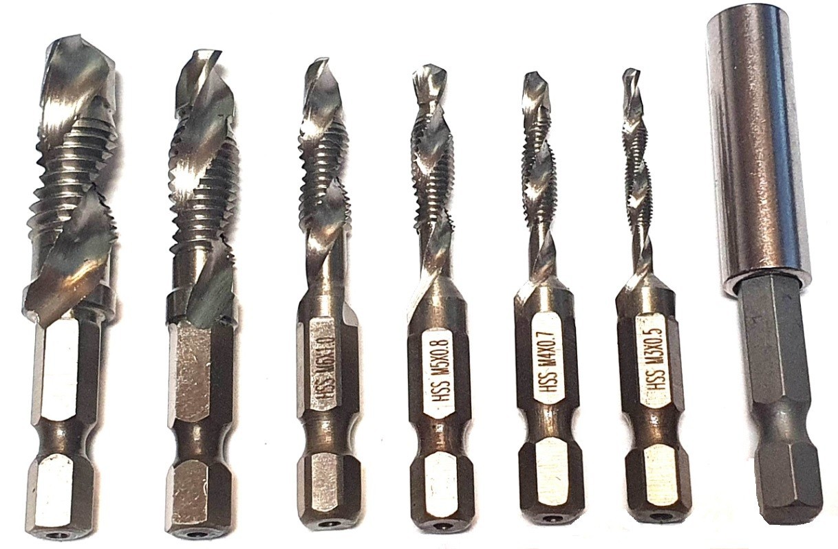 BROCAS HSS ROSCADORES M3-M10 7 ELEMENTOS. MALEFICIO - Imagen 4