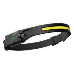 Linterna frontal 2 en 1 LED COB 5W 1200 mAh
