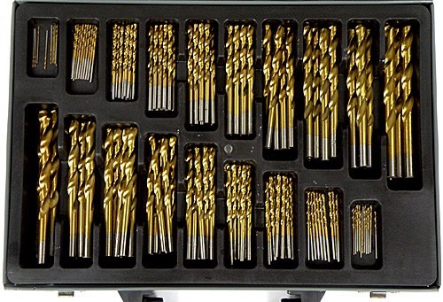 Brocas para metal bañadas en titanio 1-10mm 170 uds. juego de taladro - Imagen 3