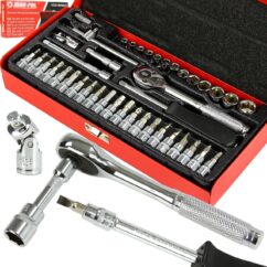 VASOS 4-14mm TORXY Puntas Allen T10-T40 SET 42 ELEMENTOS. 1/4'