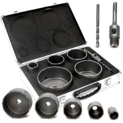 CORONAS PARA MAMPOSTERÍA DE HORMIGÓN 40-120mm SDS+ JUEGO DE 6