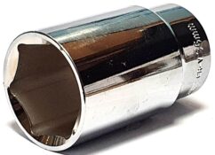 VASO LARGO 30mm 6 puntos. LLAVE DE VASO 1/2' CR-V Fuerte