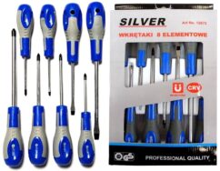 DESTORNILLADORES MAGNÉTICOS CRUZ PLANA PH PZ SET DE 8
