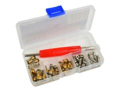 VÁLVULAS PARA AIRE ACONDICIONADO JUEGO DE VÁLVULAS CON LLAVE 41 uds.