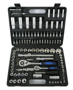 JUEGO DE HERRAMIENTAS VASOS 4-32MM TRINQUETES TORX-E 1/2' 1/4' 109 EL.