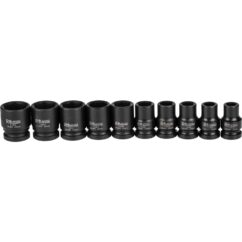 VASOS DE IMPACTO 10-24mm 1/2' JUEGO DE VASOS 10UNDS. PROFI