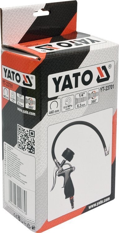 PISTOLA DE INFLADO DE RUEDAS CON MANÓMETRO YATO - Imagen 5