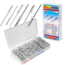 JUEGO DE REMACHES REMACHES DE ALUMINIO 450 PIEZAS RICHMANN