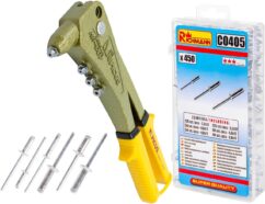 PICUS-Japan JUEGO REMACHADORAS MANUALES + REMACHES 450uds.