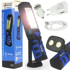 LÁMPARA LED COB 230/12V LI-ION 2800mAh LÁMPARA DE TRABAJO