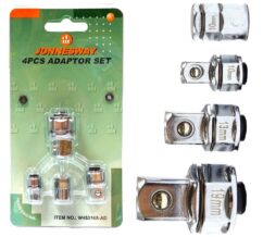 SET de adaptadores de trinquete para llaves de 1/4' 3/8' 1/2'. 4 piezas JONNESWAY