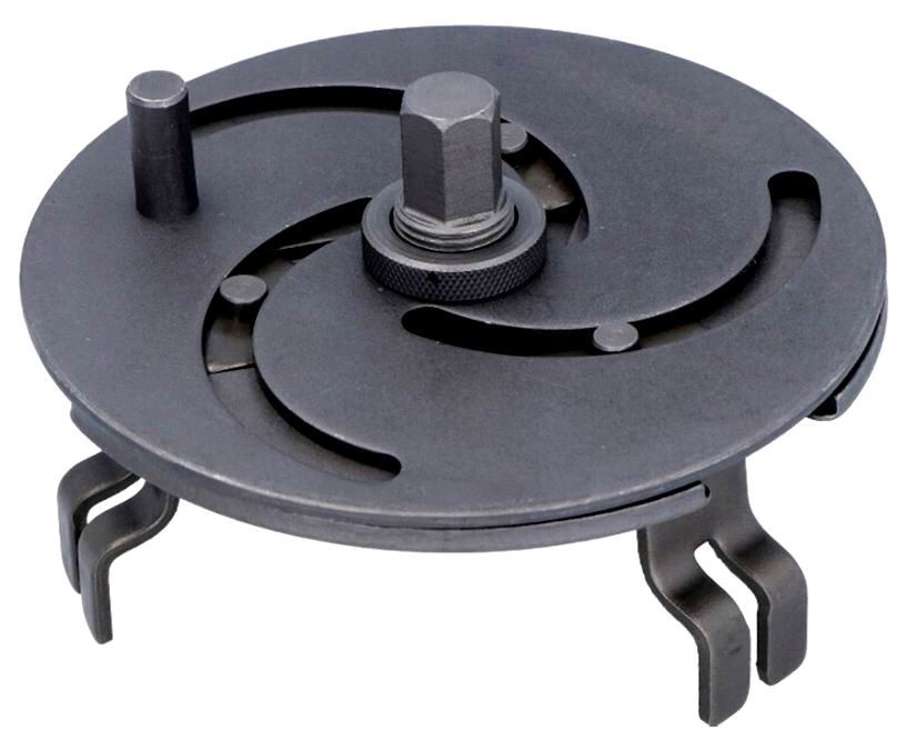 Llave para desenroscar la cesta de la bomba del depósito de combustible 100-170 mm